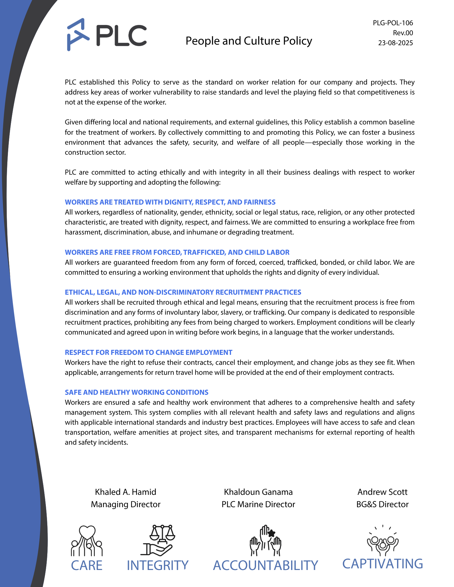 Health and Safety Policy 2